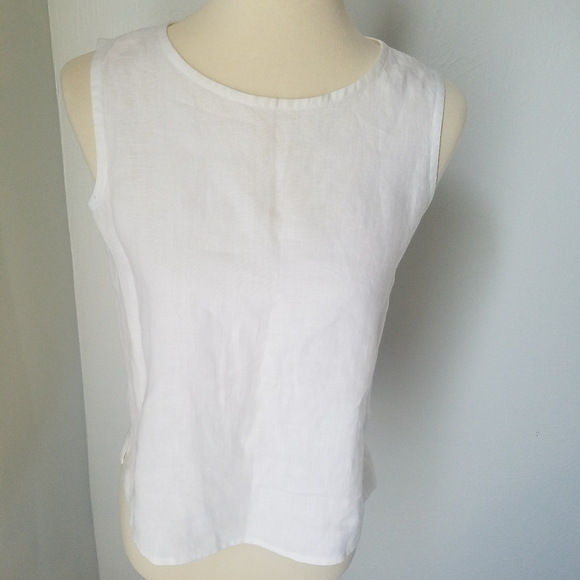eileen fisher linen shell